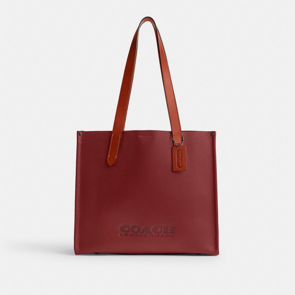 Sac coach outlet rouge