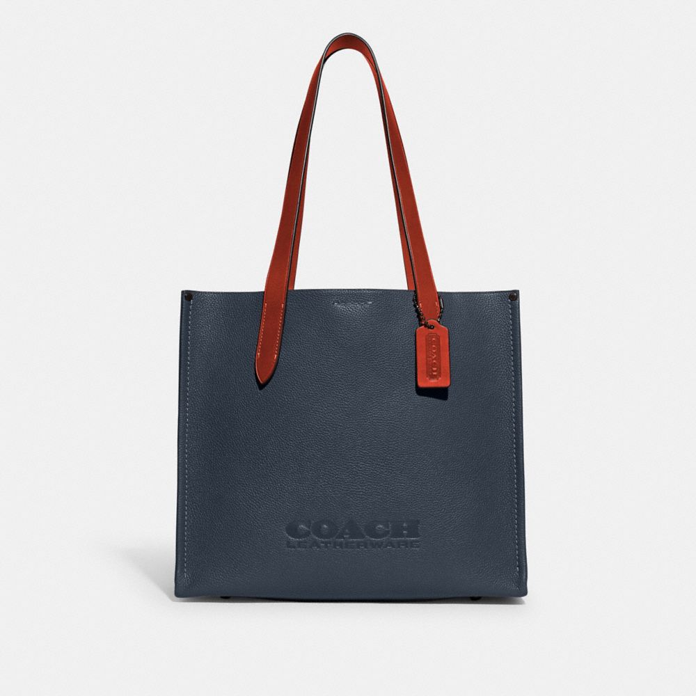 COACH コーチ ペブルドレザー 2wayビジネストート ブラック YC017 - バッグ