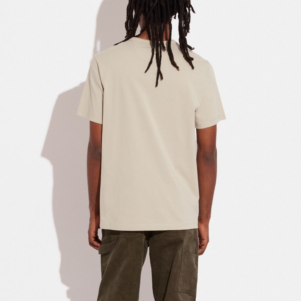 COACH®,REXY T-SHIRT,cotton,Chalk,Scale View