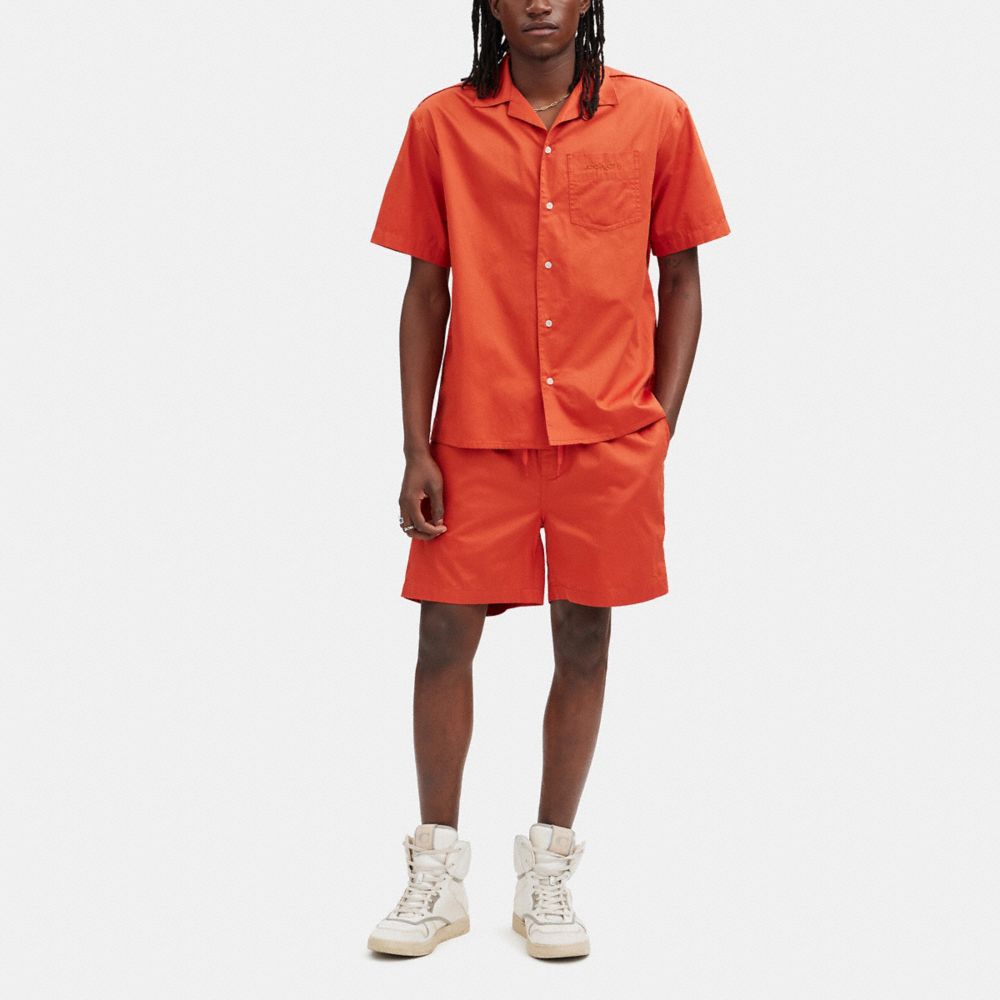 COACH®,SOLID SHORTS,Sun Orange,Scale View