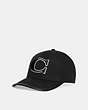 COACH®,BASEBALL HAT,cotton,Black,Front View