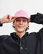 COACH®,BASEBALL HAT,cotton,Vivid Pink,Detail View