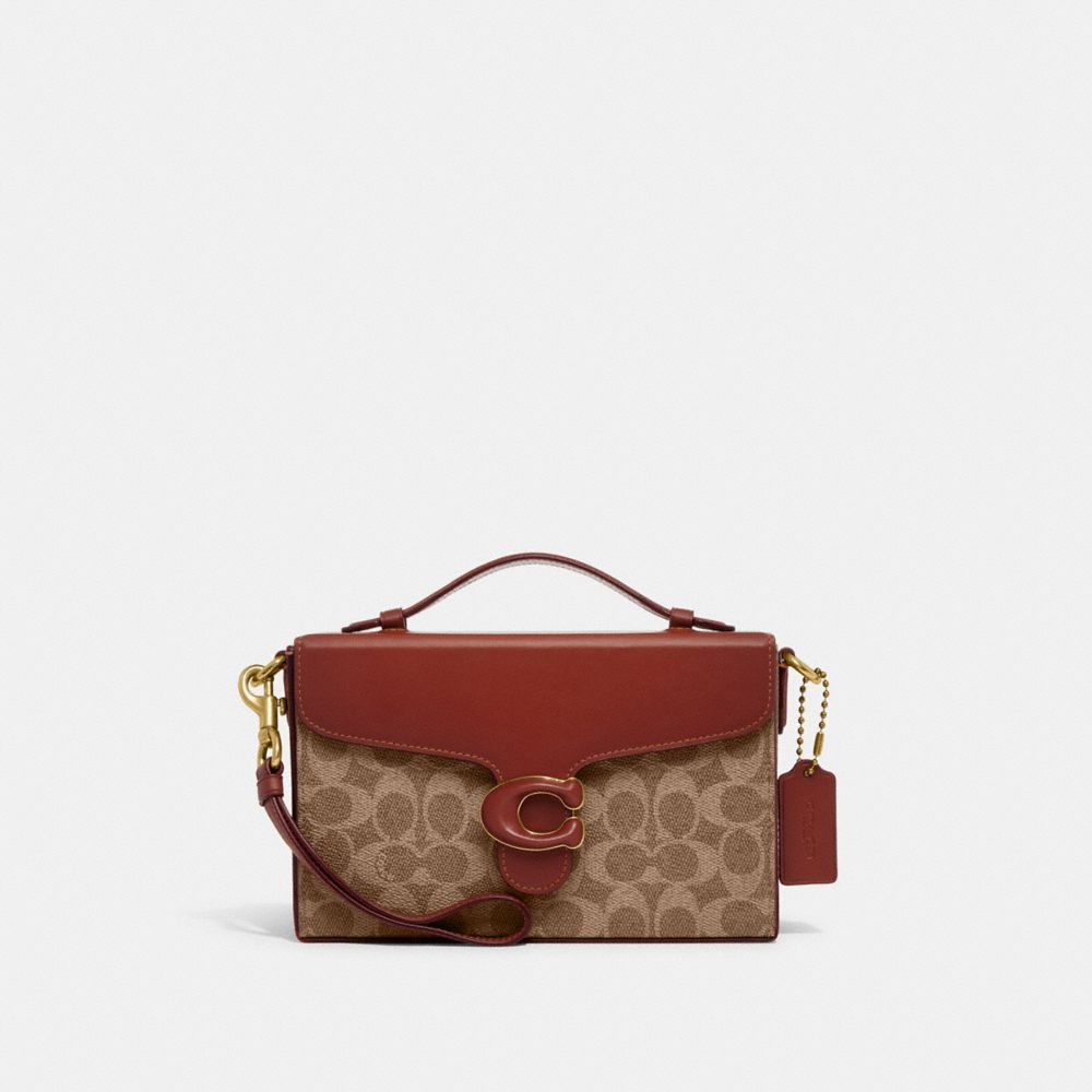 COACH®: Tabby Box Bag In Signature Canvas