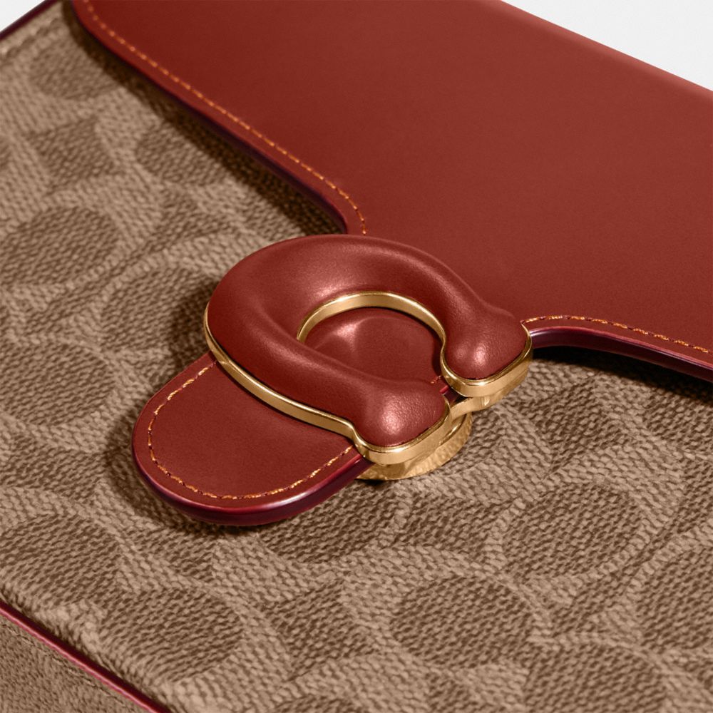 COACH®,Tabby Box Bag In Signature Canvas,,Closer View