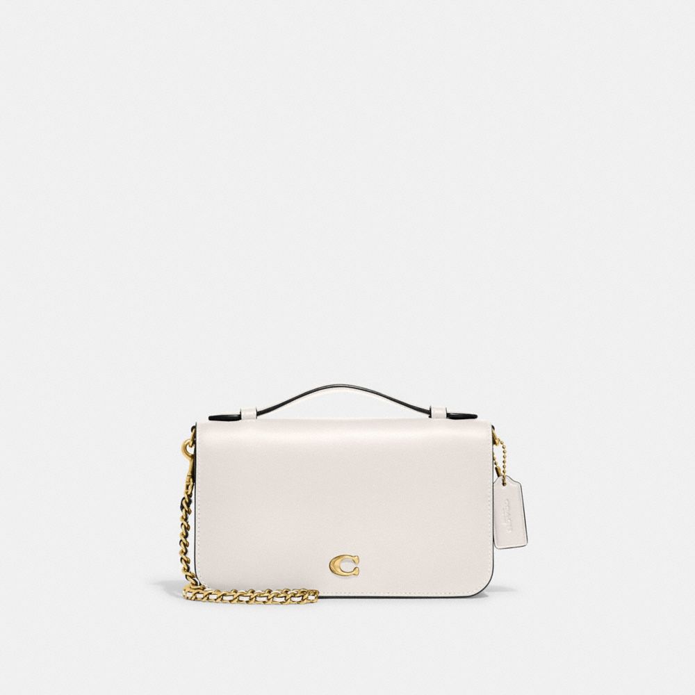 Leather crossbody bag Coach White in Leather - 37523876