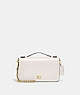 COACH®,BEA CROSSBODY,Refined Calf Leather,Brass/Chalk,Front View