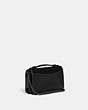 COACH®,BEA CROSSBODY,Refined Calf Leather,Pewter/Black,Angle View