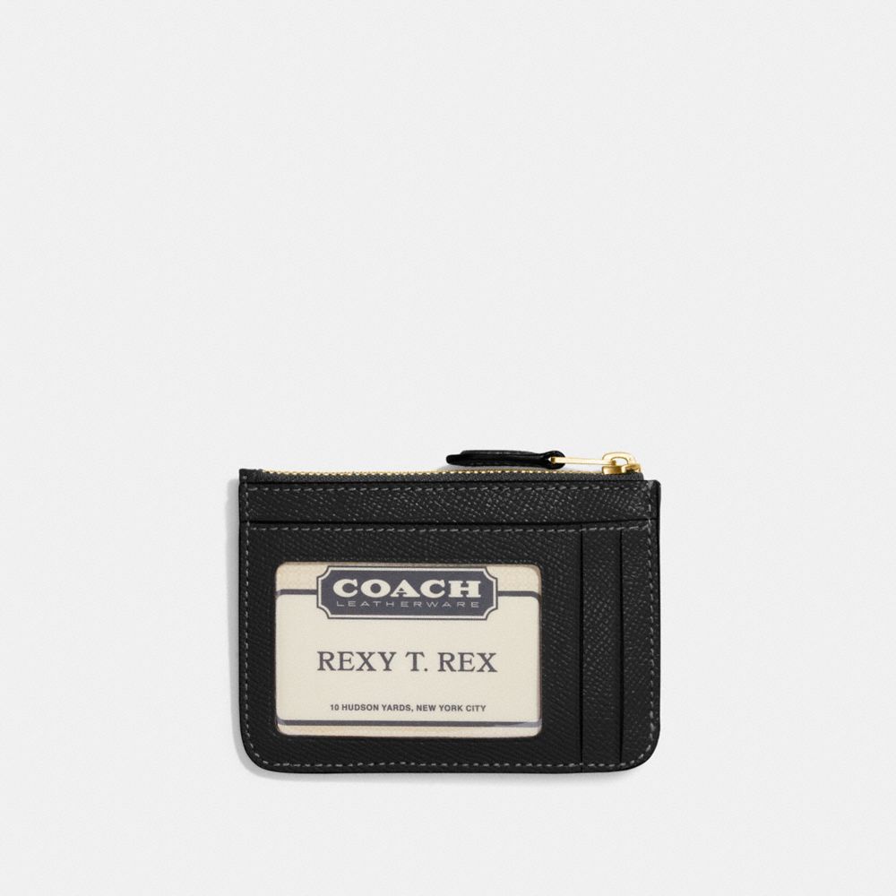 Coach Essential Card Case - Women's Wallets - Brass/ Green