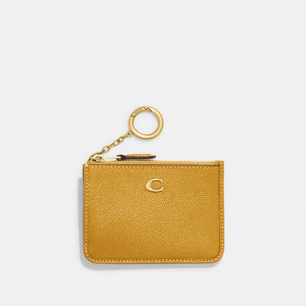 Porte-clés de sac de pièces de monnaie en cuir // Porte-clés de  porte-monnaie // Porte-clés // Porte-clés en cuir // Mini sac à main // Cuir  métallique // Porte-carte -  France