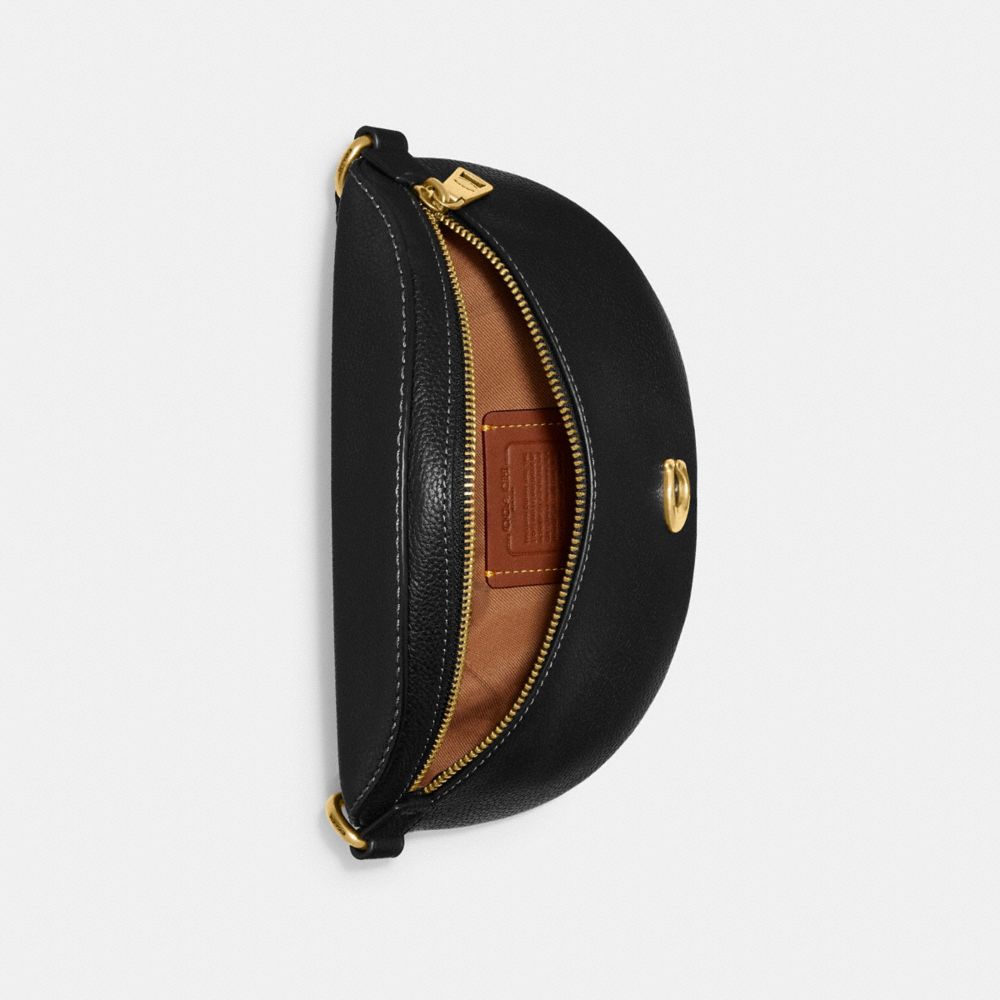 Pebbled calfskin belt bag