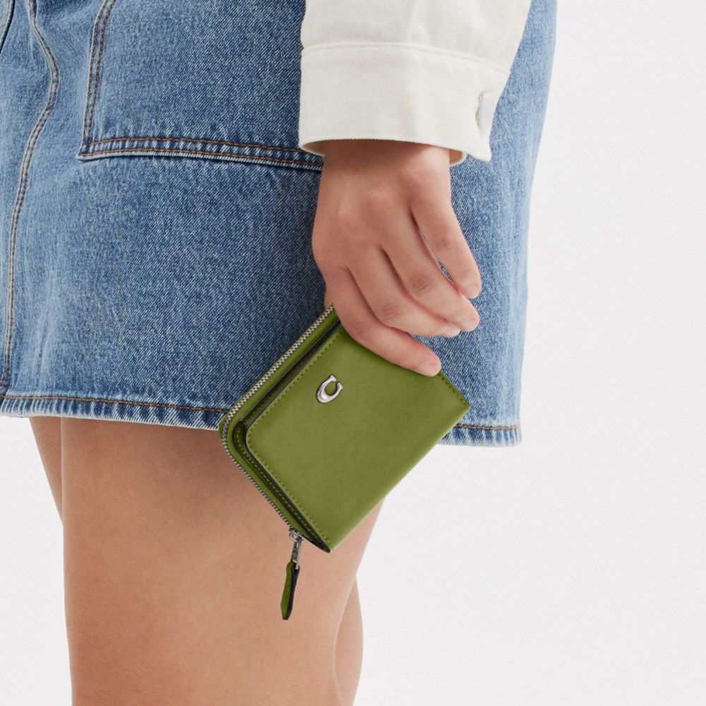 Shop Coach Billfold Wallet In Green