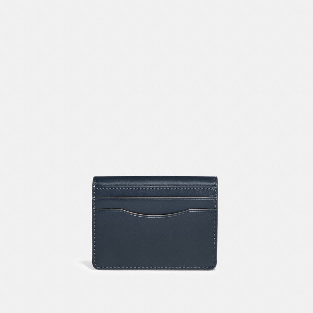 Leather wallet Coach Blue in Leather - 25742582