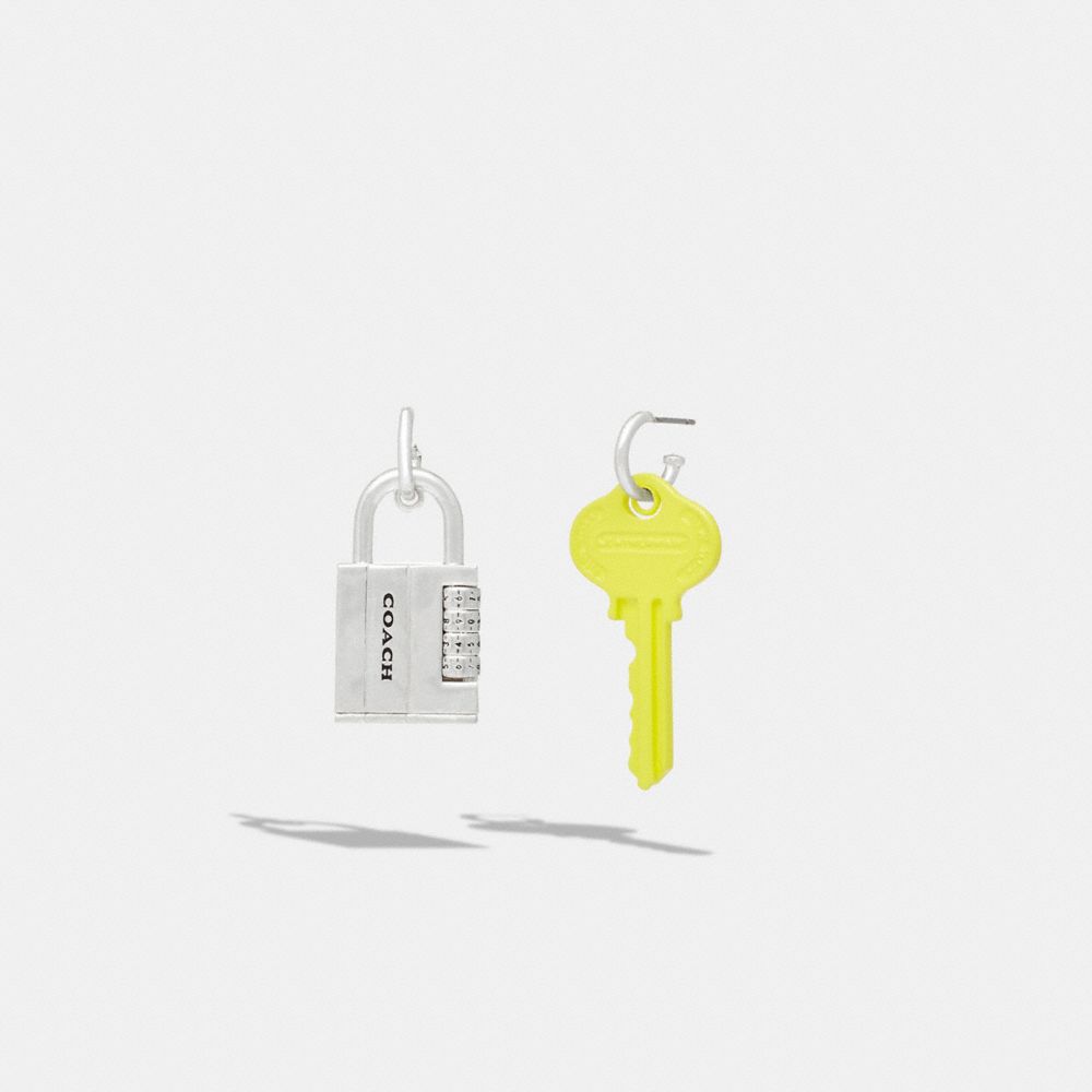 Padlock & Key Earring Set