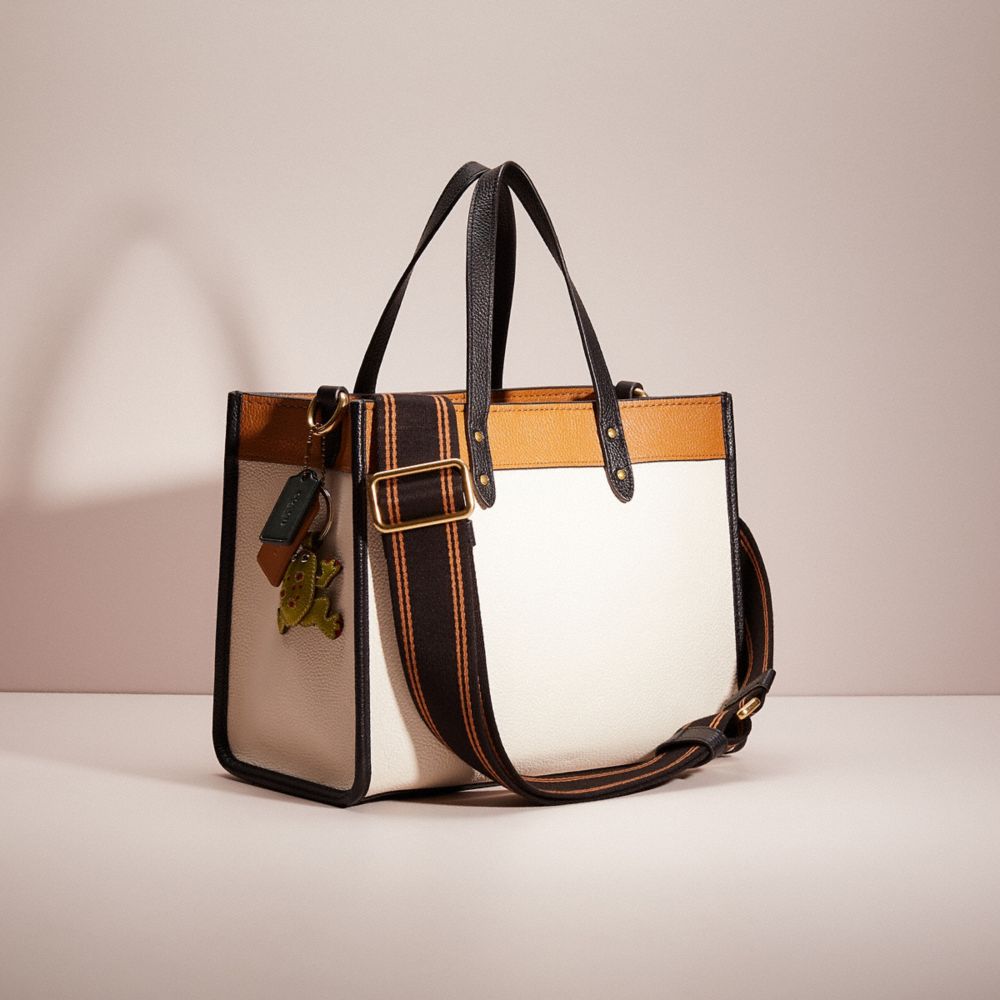 Upcrafted Field Tote 30 In Colorblock With Coach Badge