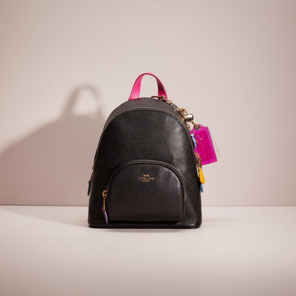 Coach leather carrie backpack new arrivals