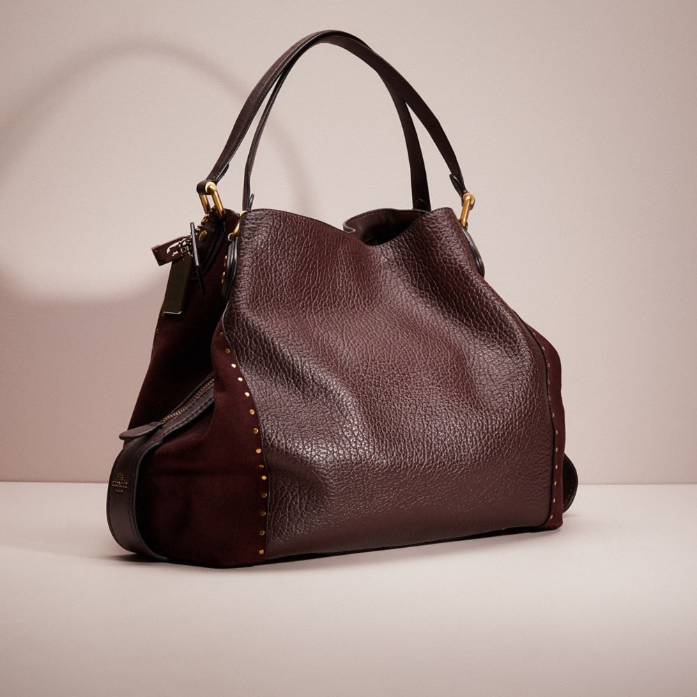 Coach edie oxblood sale