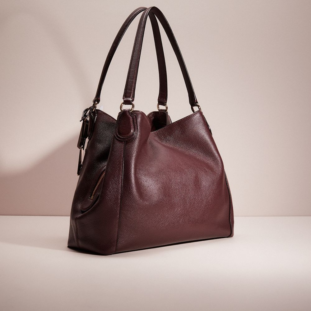 Coach edie clearance shoulder bag oxblood