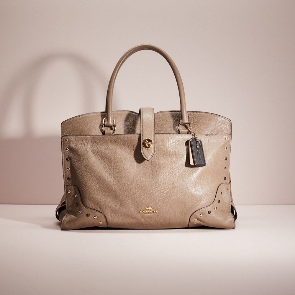 Coach Mercer satchel in offers stone