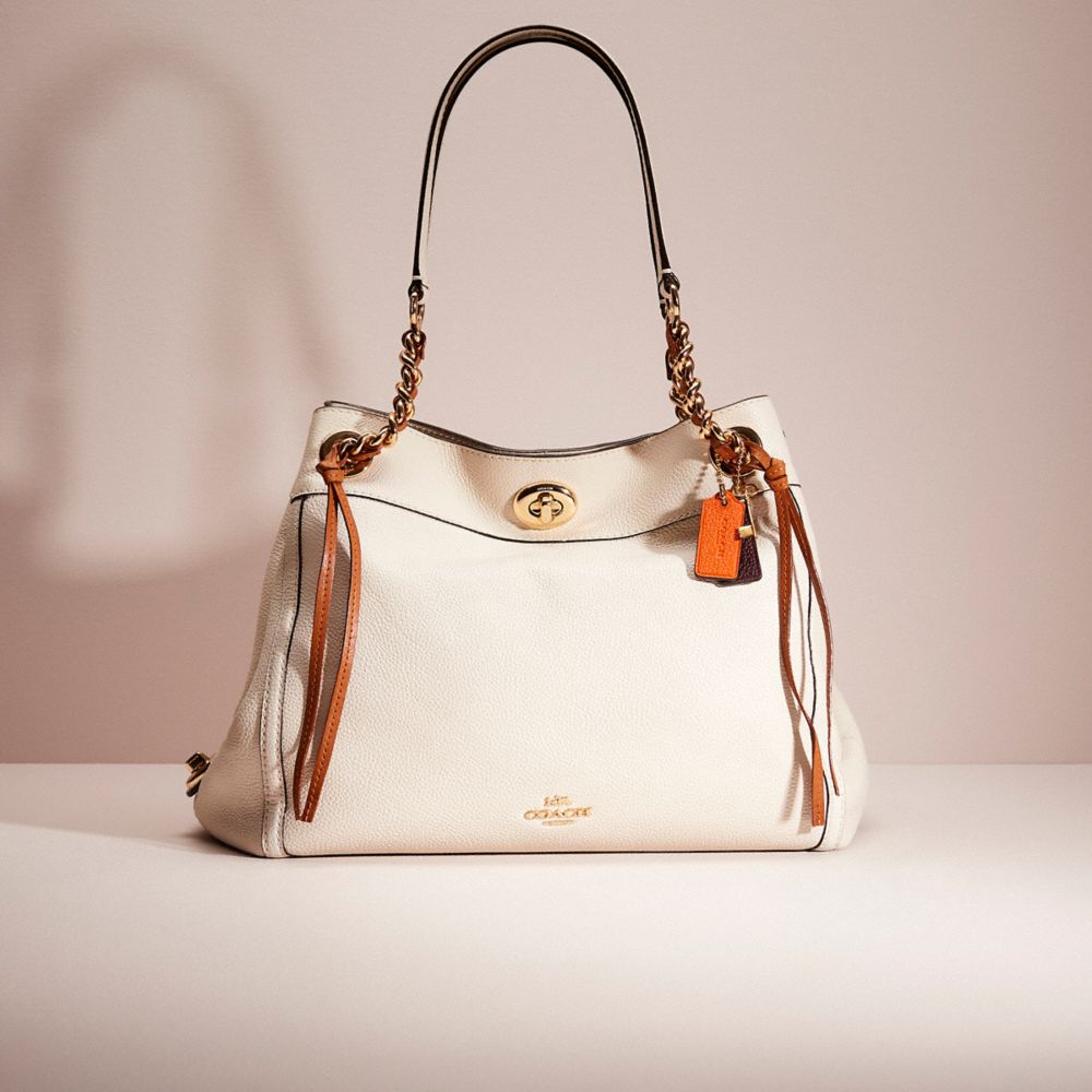 COACH Upcrafted Turnlock Edie Shoulder Bag