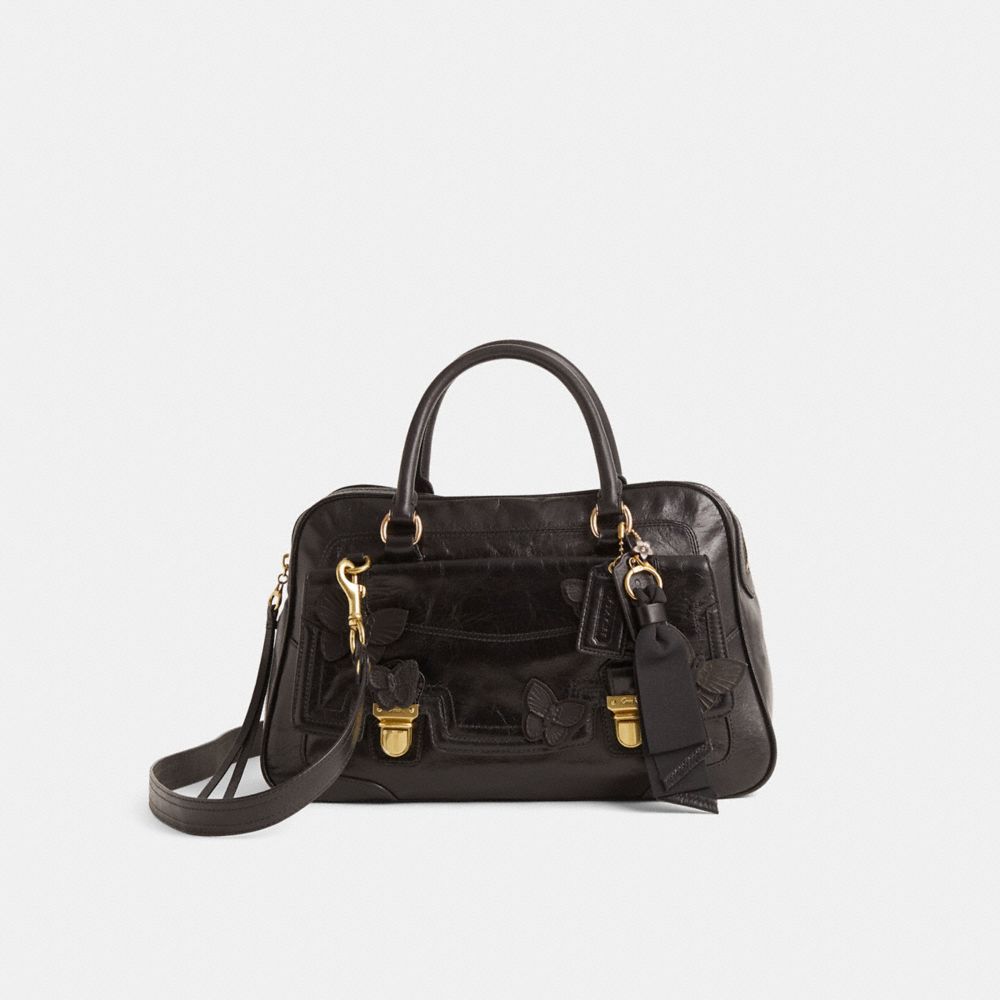 Custom Poppy Pushlock Satchel | Bags | Coach | COACH®