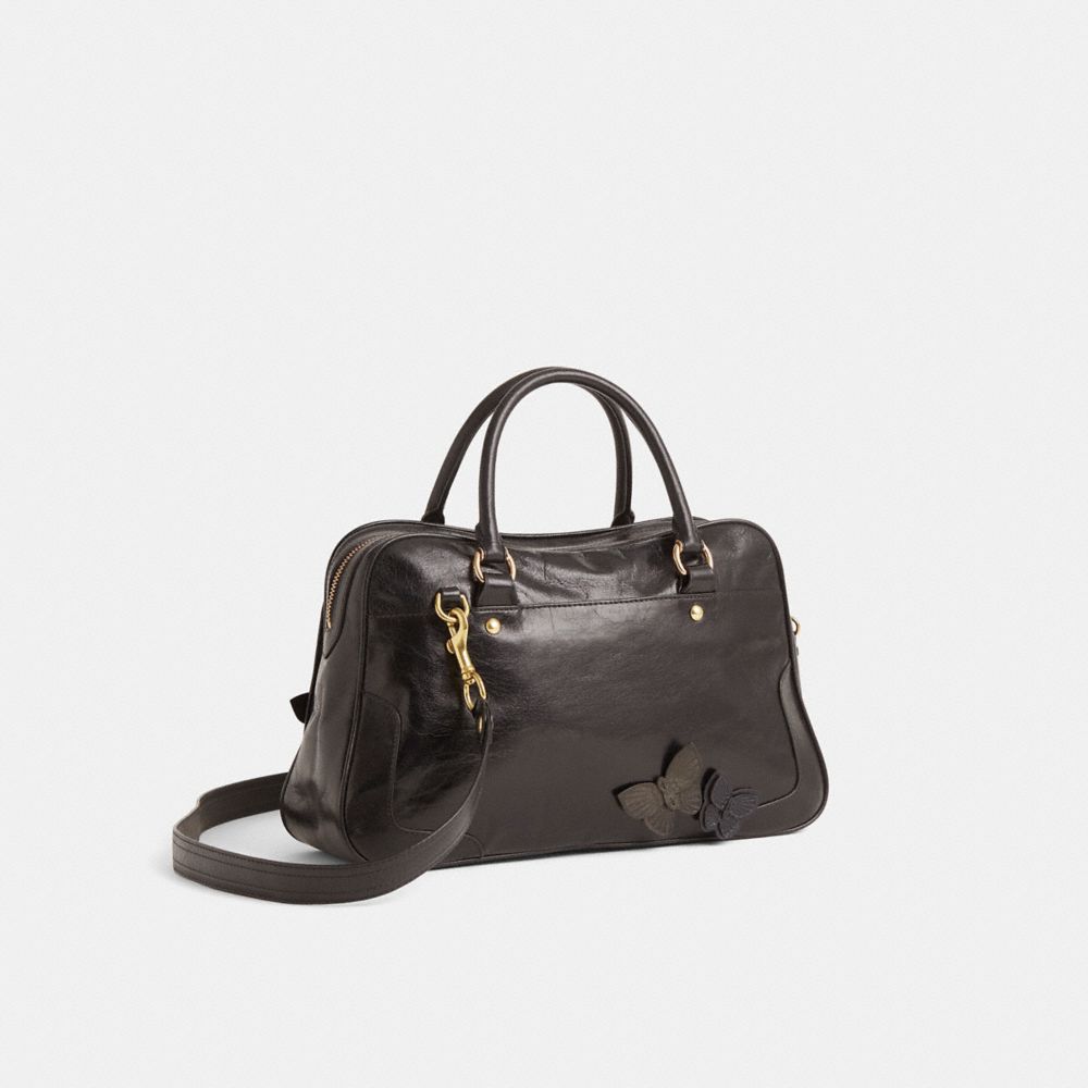 Custom Poppy Pushlock Satchel | Bags | Coach | COACH®
