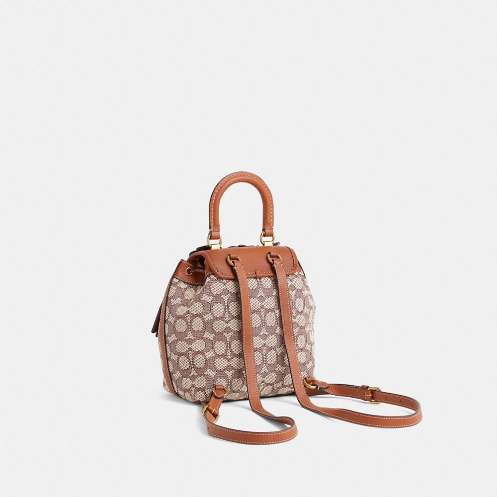 Custom Riya Backpack 21 In Signature Textile Jacquard | Bags