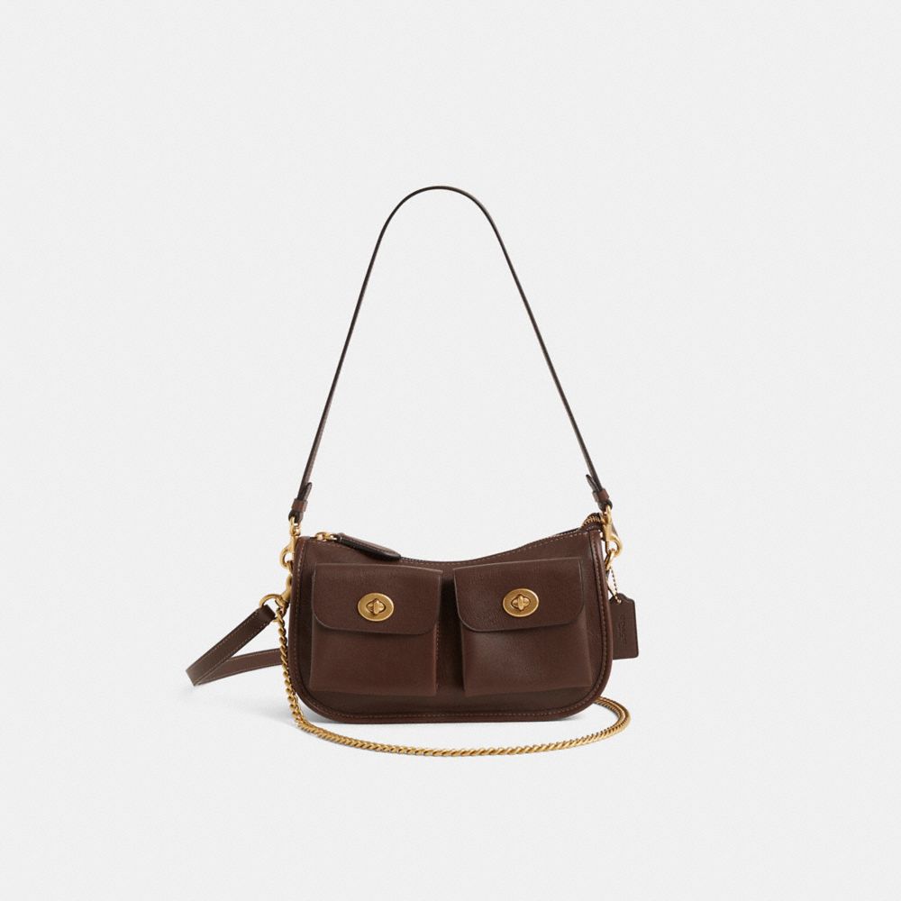 COACH®,Restored Twin Turnlock Waverly Bag,,Front View