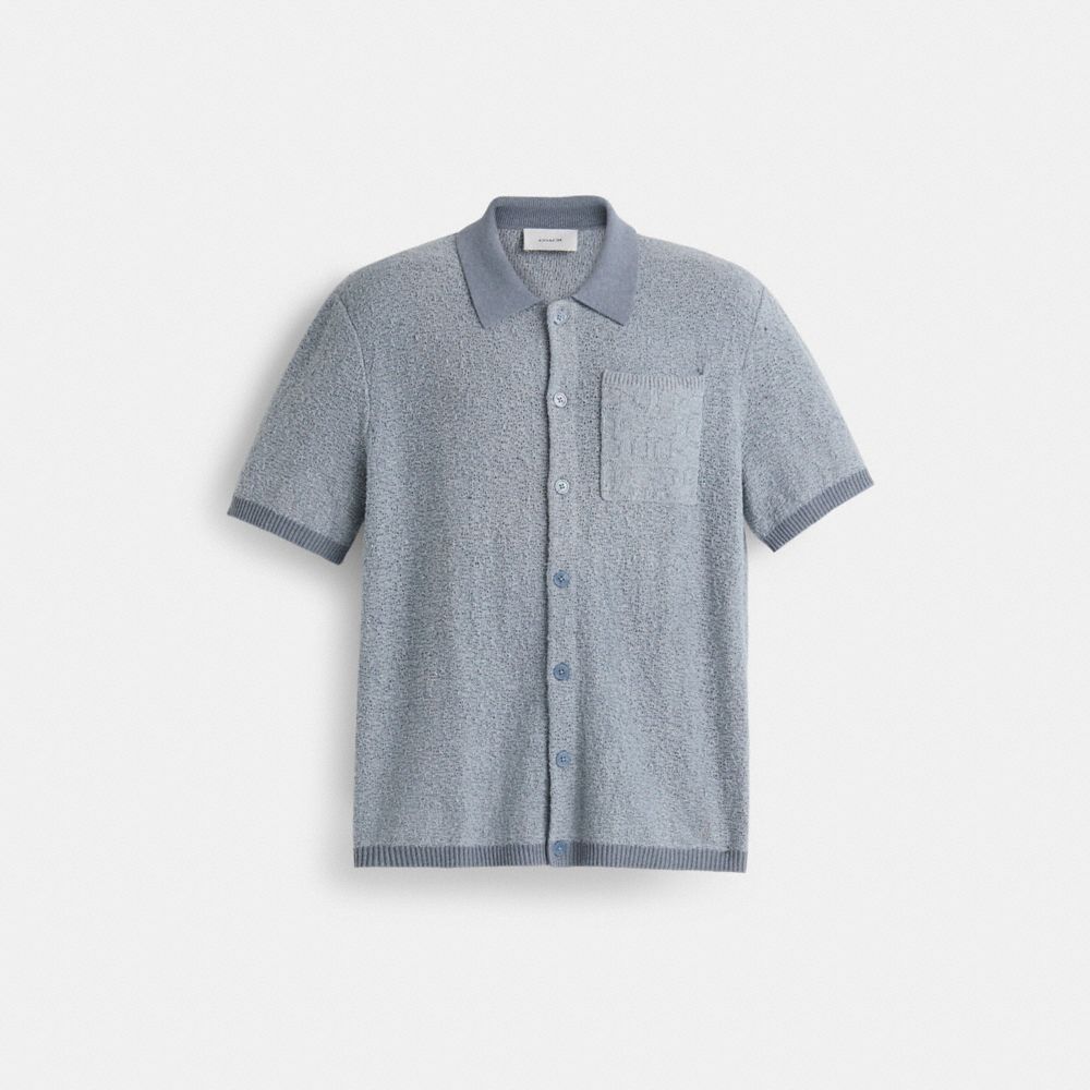 COACH®,Restored Sweater Polo,,Front View