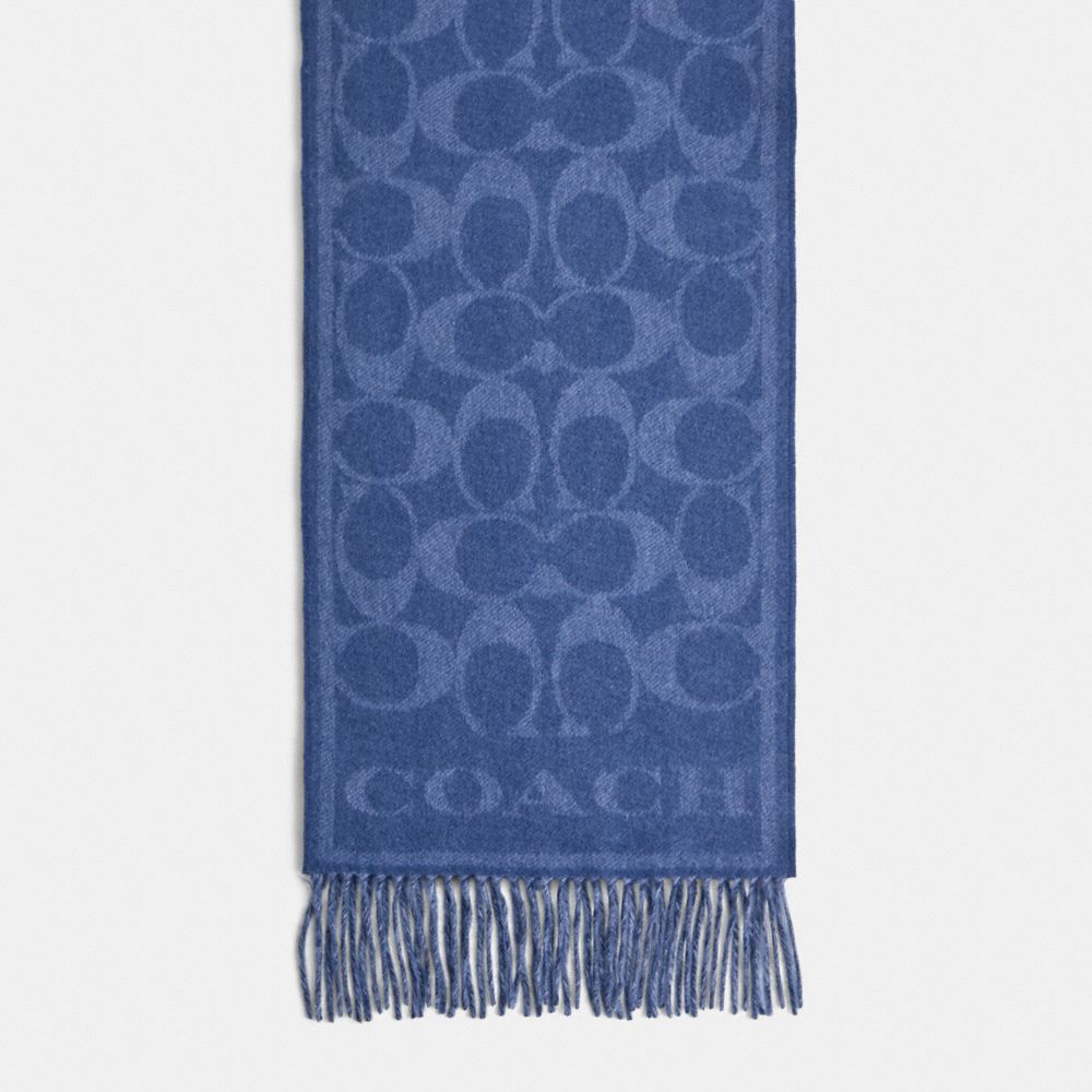 Restored Reversible Signature Cashmere Muffler