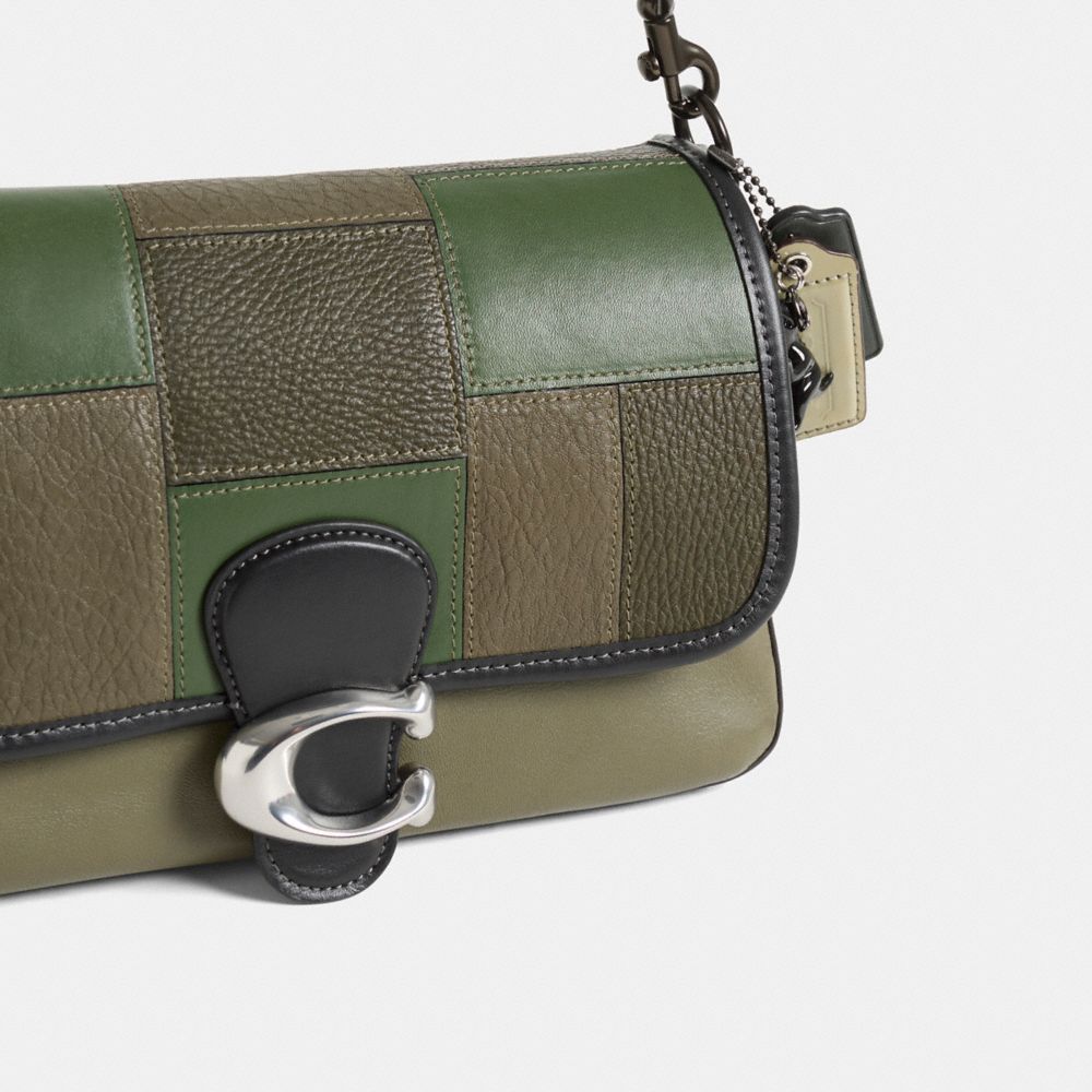 Reloved Soft Tabby Shoulder Bag With Snakeskin Detail