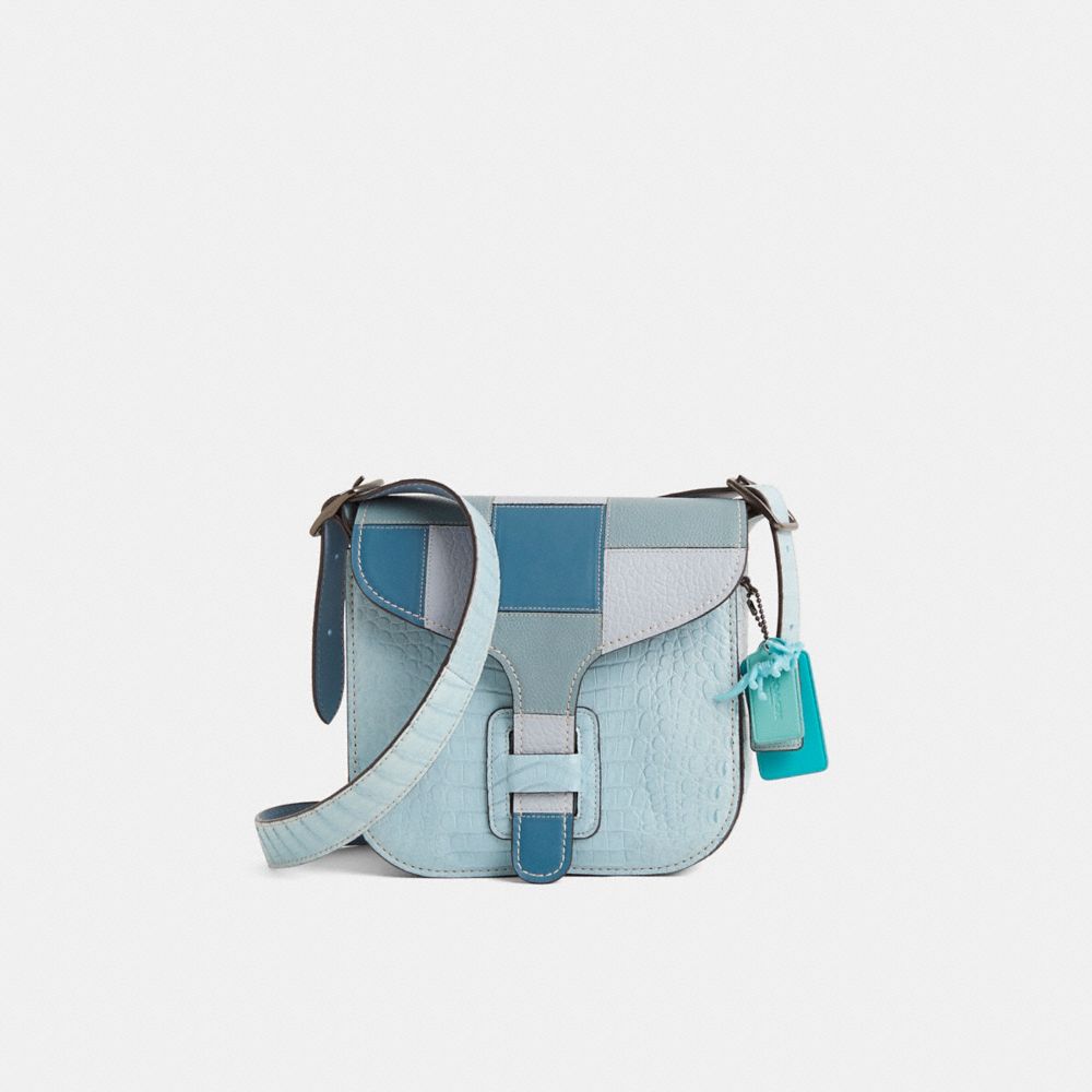 Custom Courier Bag In Crocodile