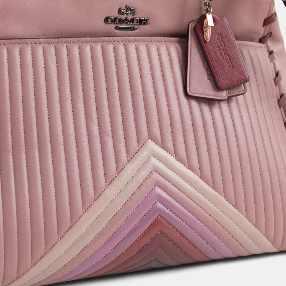 Reloved Grace Bag With Colorblock Quilting