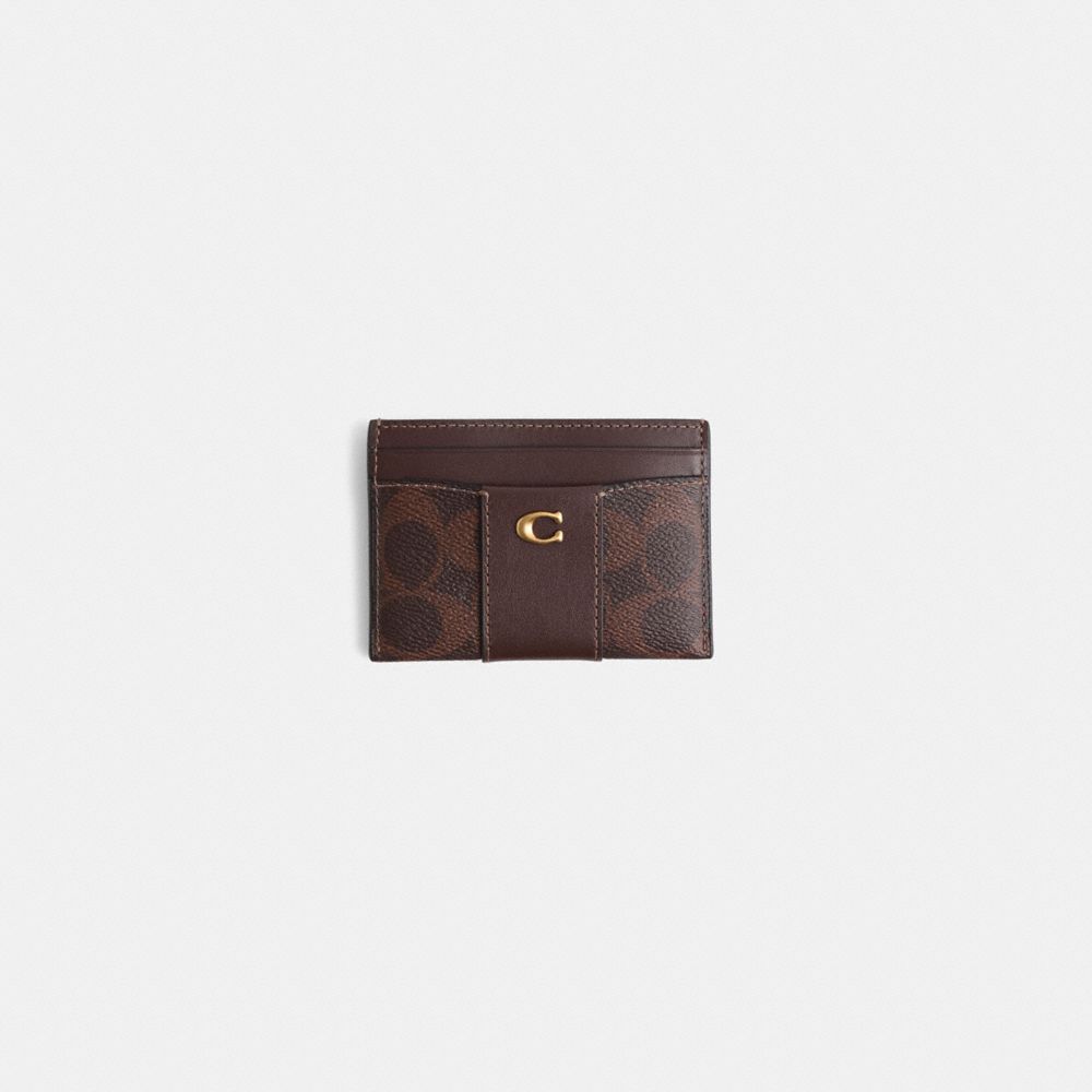 Restored Essential Card Case In Signature Canvas