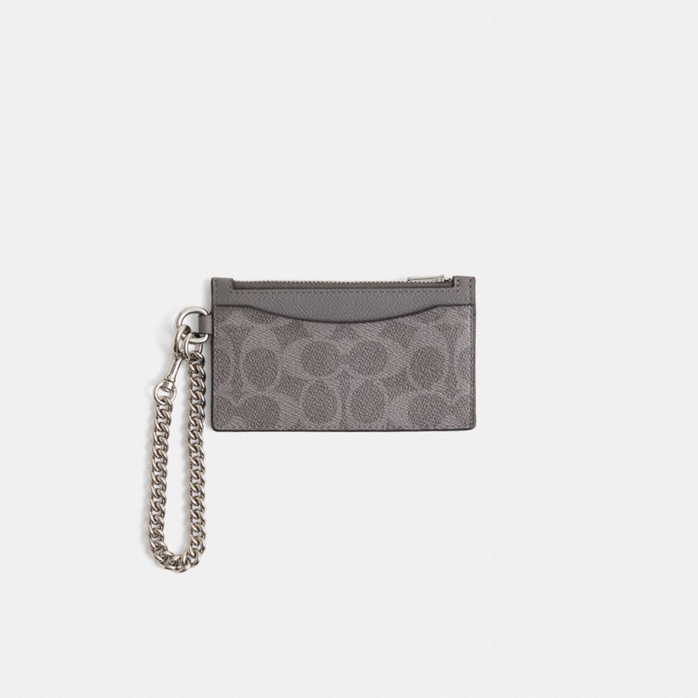 Restored Zip Card Case With Chain | COACH®