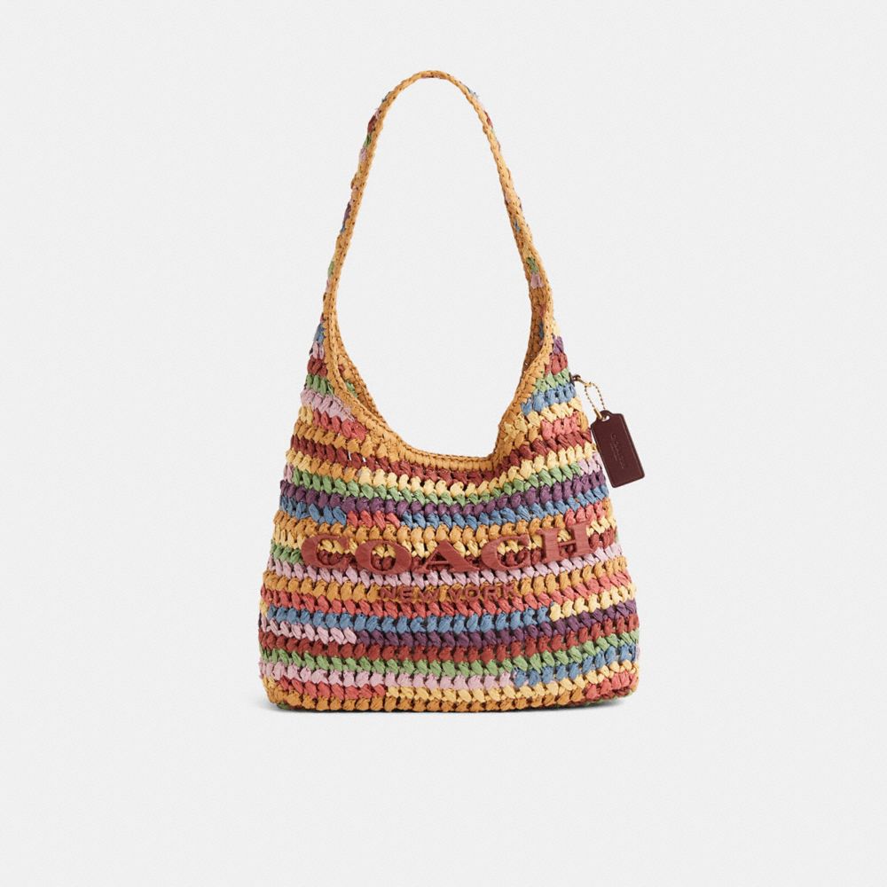 COACH®,Restored Brooklyn Shoulder Bag 28,,Front View