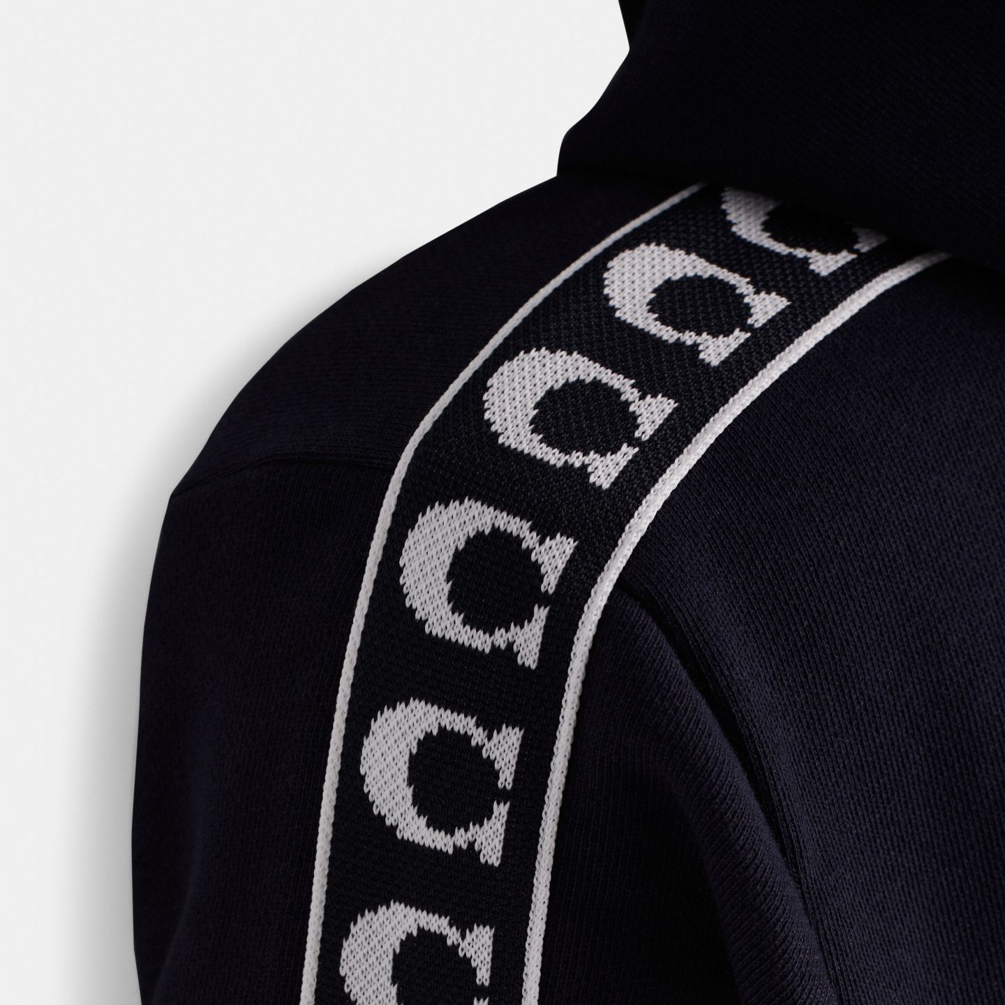 Мужское худи Coach Restored Athleisure, цвет: Тёмно-синий / Зелёный — фото 3