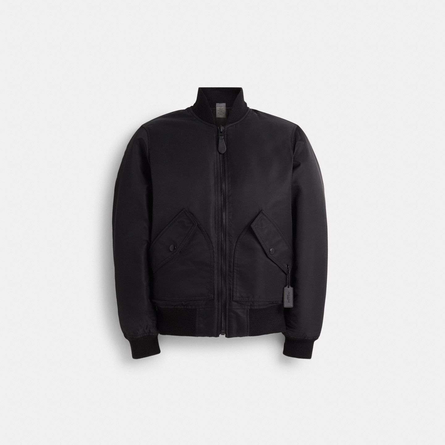 Мужская куртка Coach Restored Reversible Ma-1 Jacket, цвет: Чёрный — фото 1