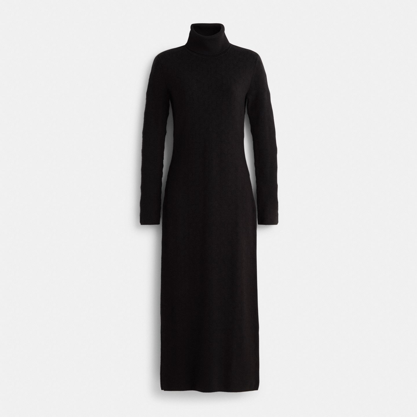Мужское платье Coach Restored Signature Knit Turtleneck, цвет: Чёрный — фото 1