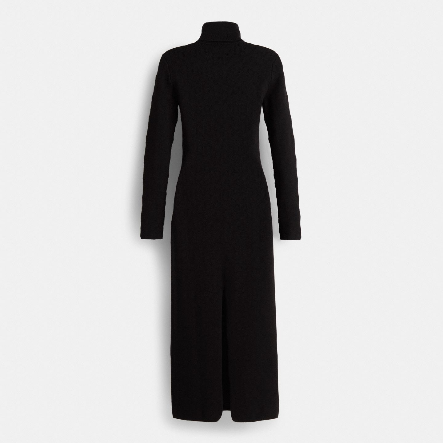 Мужское платье Coach Restored Signature Knit Turtleneck, цвет: Чёрный — фото 2