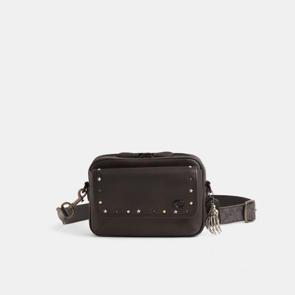 COACH®,Custom Charter Flap Crossbody Bag 24,,Front View