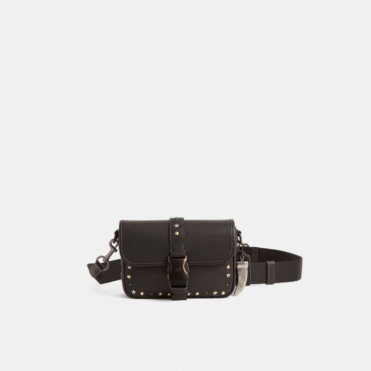 Мужская сумка Coach Custom League Crossbody Bag 19, цвет: Чёрный — фото 1
