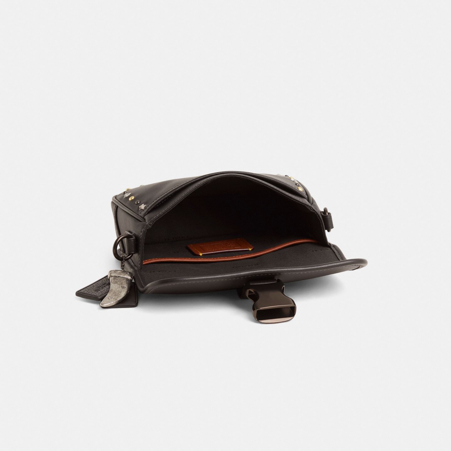Мужская сумка Coach Custom League Crossbody Bag 19, цвет: Чёрный — фото 3