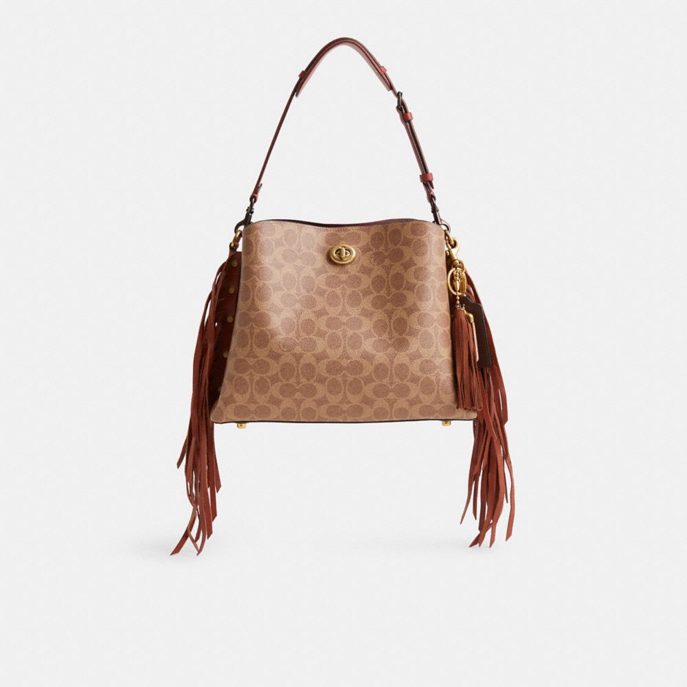 COACH®,Custom Willow Shoulder Bag,,Front View