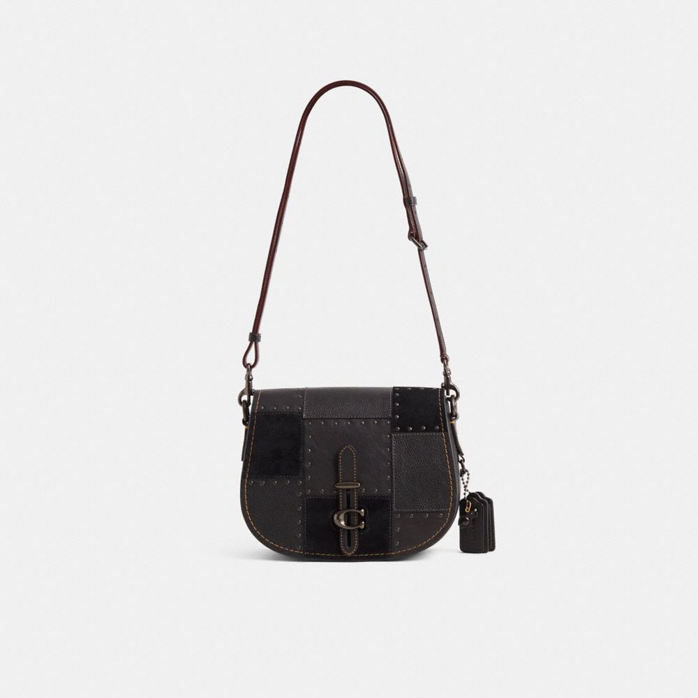 COACH®,Custom Saddle Bag,,Front View