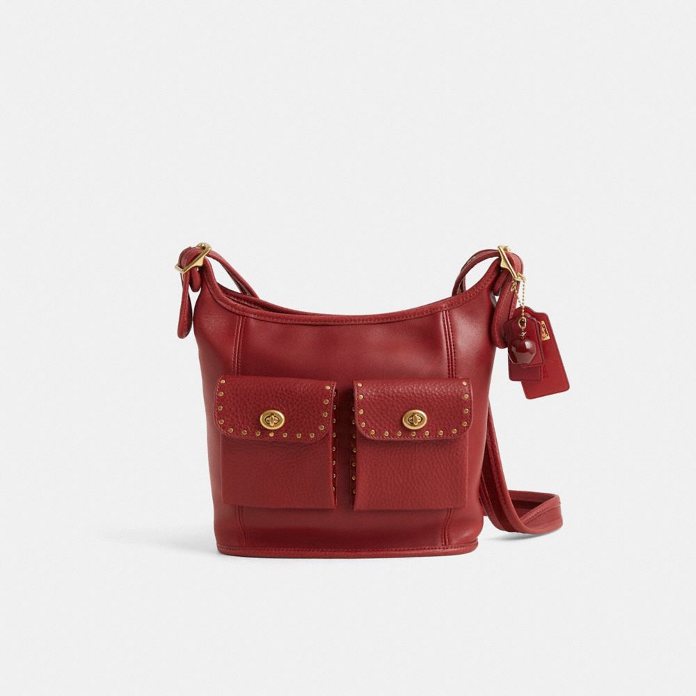 COACH®,Custom Vintage Medium Slim Duffle Bag,,Front View