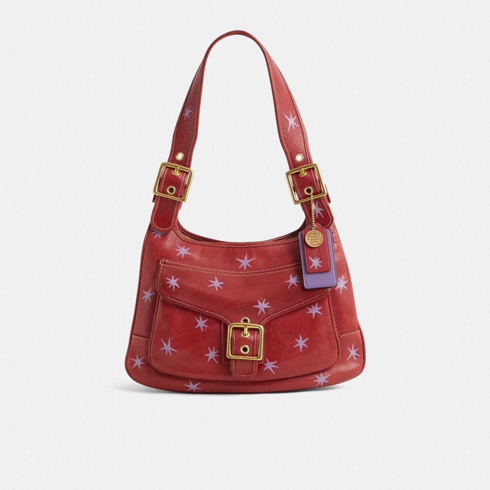 COACH®,Custom Vintage Legacy Retro Pocket Hobo,,Front View