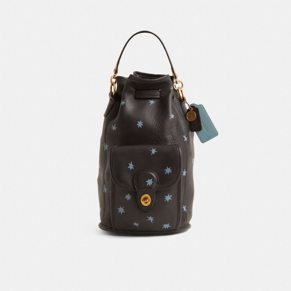COACH®,Custom Vintage Classic Handle Backpack,,Front View