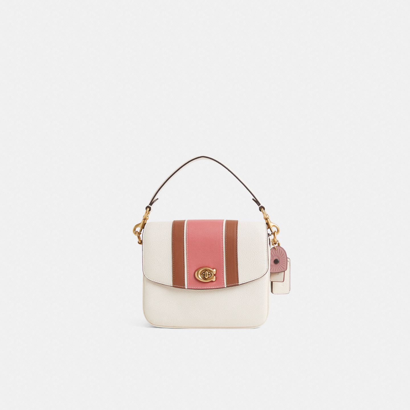 Женская сумка Coach Custom Cassie Crossbody Bag 19, цвет: Латунный / Меловой — фото 1