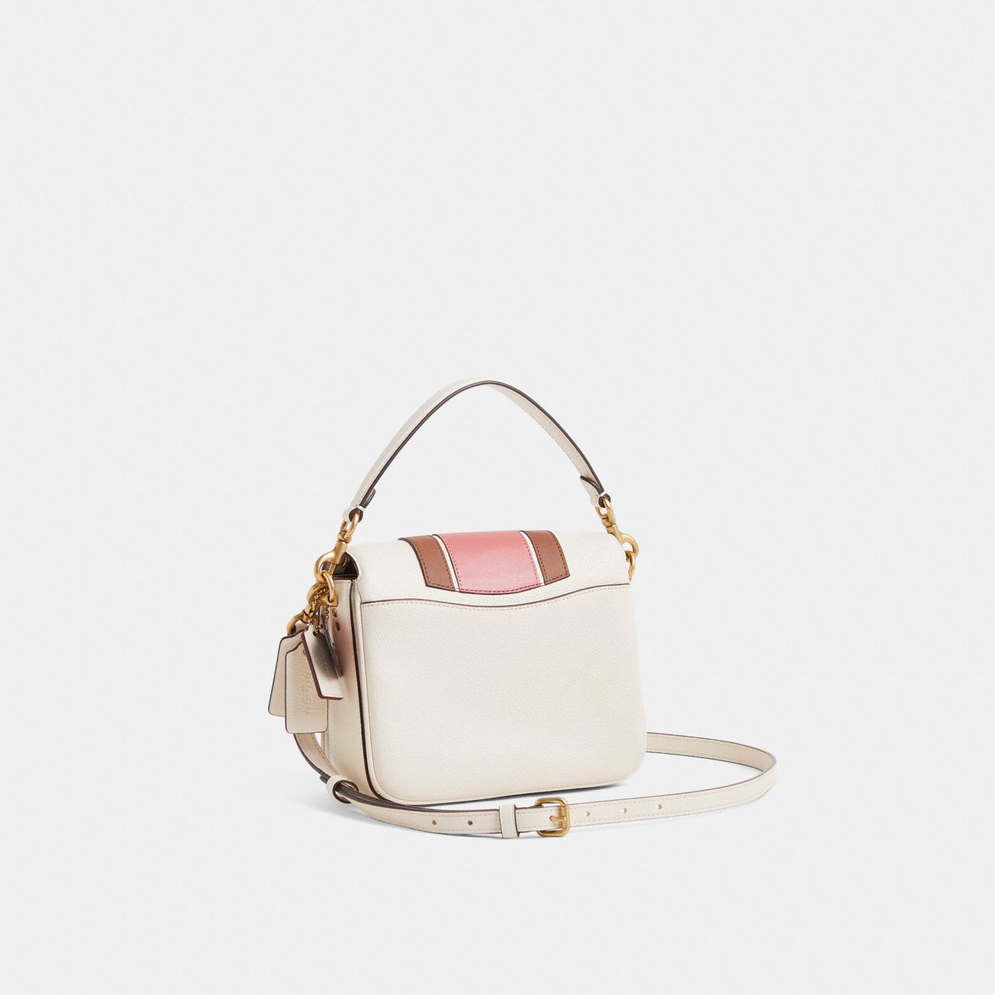 Женская сумка Coach Custom Cassie Crossbody Bag 19, цвет: Латунный / Меловой — фото 2