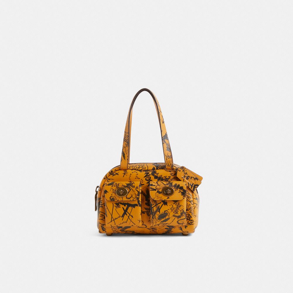 Restored Twin Turnlock Bag 20 With Graffiti Print | COACH®